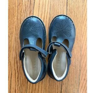 Mini Boden Girl’s Shoes Navy Blue Leather Mary Jane Size EU 28 US 11